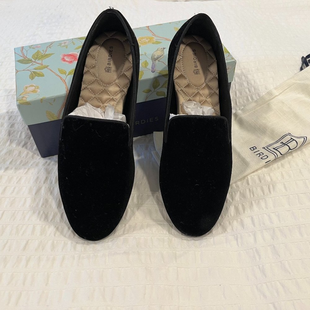 Birdies Starling Flat Black Size 9